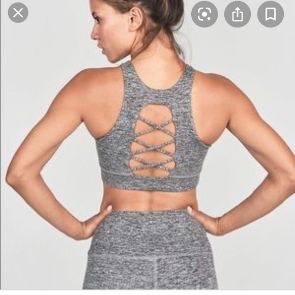 ISO Joah Brown Active Sports Bras M/L - Picture 3 of 4